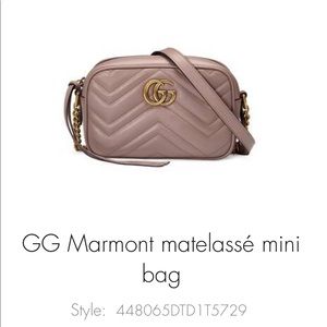 Marmont matelassé mini bag Gucci